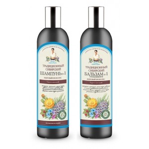 Recepty Babuški Agafji  stiprinamasis šampūnas Nr. 1 kedro ir propolio pagrindu, , 550 ml